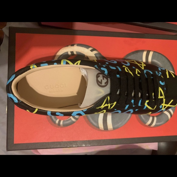 multi color gucci sneakers